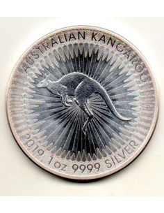 2019 Australia 25 MONEDAS Canguro 1 onza plata