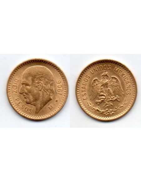 1906 Mexico 10 pesos - Moneda Hidalgo