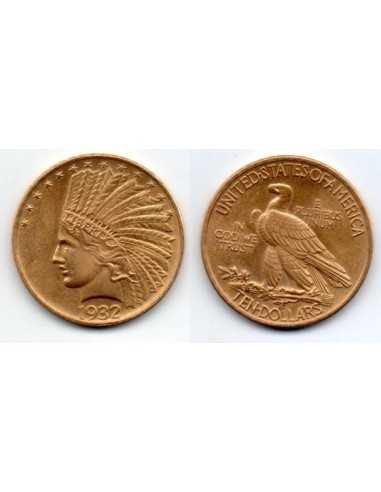 1932 EEUU 10 Dolares oro Indian Head