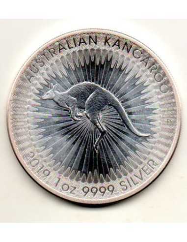2019 Australia 25 MONEDAS Canguro 1 onza plata