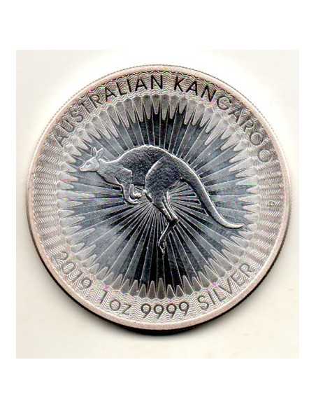 2019 Australia 25 MONEDAS Canguro 1 onza plata