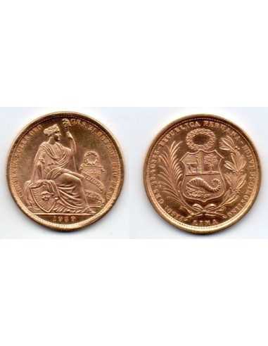 1959 Republica Peruana, 50 Soles de Oro