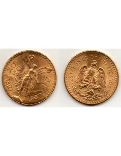 Mexico 50 pesos - Moneda ORO 1821/1947
