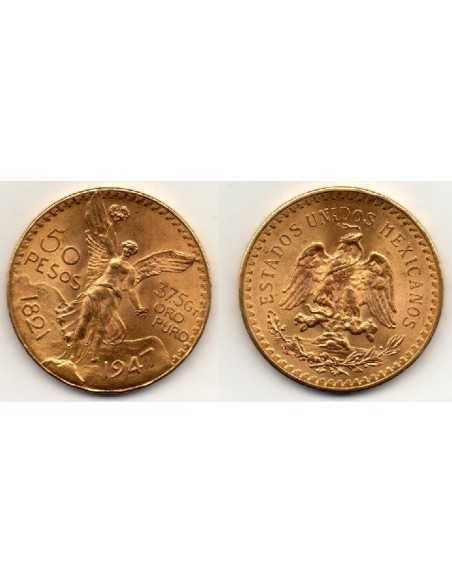 Mexico 50 pesos - Moneda ORO 1821/1947