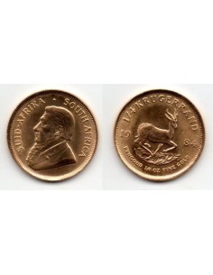 1984 Sud-Africa 1/4 Krugerrand - Moneda ORO