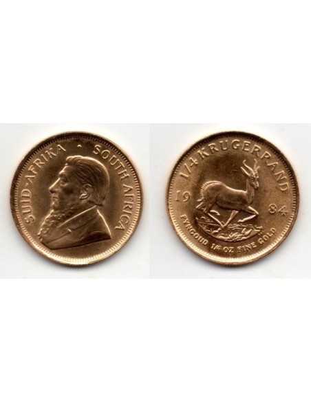 1984 Sud-Africa 1/4 Krugerrand - Moneda ORO