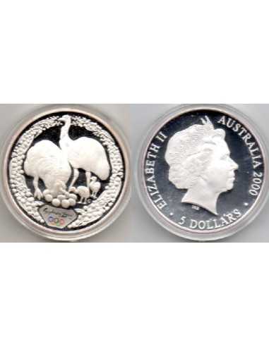 2000, 5 dolares Australia Emu, Olimpiada Sydney