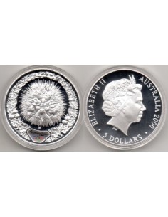 2000, 5 dolares Australia Echidna, Olimpiada Sydney