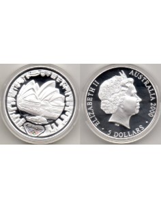 2000, 5 dolares Australia Opera de Sydney, Olimpiada Sydney