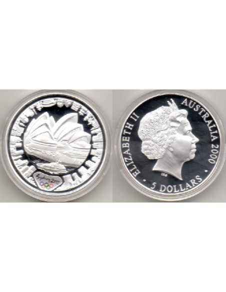 2000, 5 dolares Australia Opera de Sydney, Olimpiada Sydney