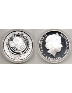 2000, 5 dolares Australia Ornitorrinco, Olimpiada Sydney