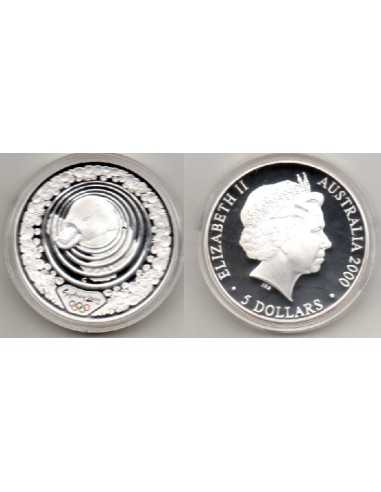 2000, 5 dolares Australia Ornitorrinco, Olimpiada Sydney