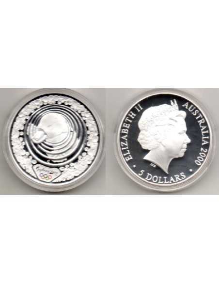 2000, 5 dolares Australia Ornitorrinco, Olimpiada Sydney