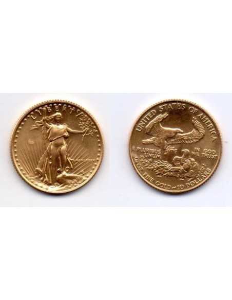 1986 EEUU Moneda Conmemorativa 10 Dolares Saint-Gaudens - 1/4 Onza