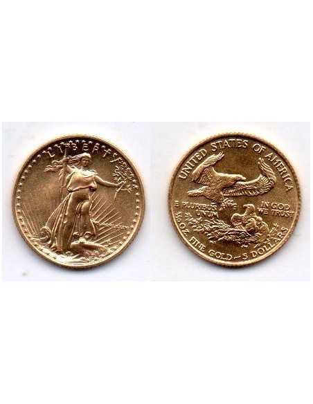 1986 EEUU 5 Dolares oro Saint-Gaudens - 1/10 ounce