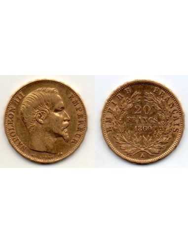 1860 A Francia Moneda Conmemorativa 20 Francos...