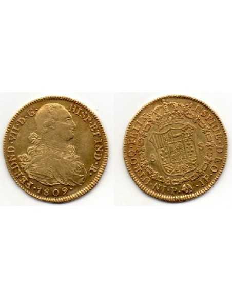 1809 Fernando VII - 8 Escudos Popayan
