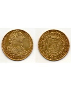 1787, 4 Escudos Carol III Madrid DV