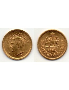 1951 ( 1330 ) Iran 1 Pahlavi de oro Mohammad Reza