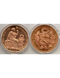 1962 Perú, Moneda Conmemorativa 100 soles