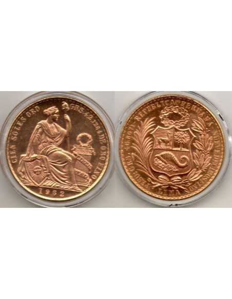 1962 Perú, Moneda Conmemorativa 100 soles