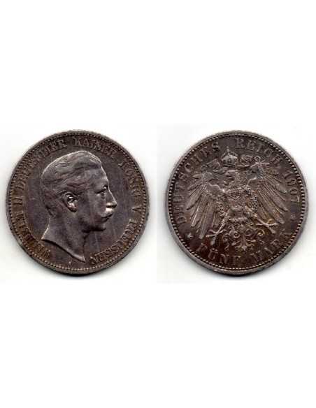 1907 A Alemania 5 Marcos William II