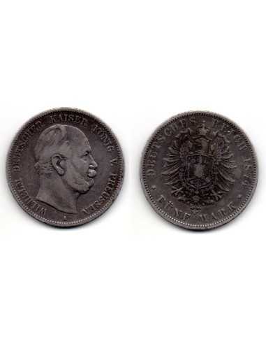 1874 A Reino Prusia 5 Marcos William I