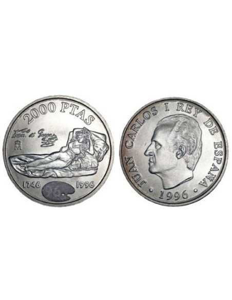 1996 - ESPAÑA - 2000 PESETAS DE PLATA JUAN CARLOS I