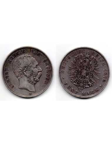 1876 E Reino Sajonia 5 Marcos Albert