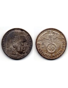 1939F Alemania- Imperio 5 Marcos