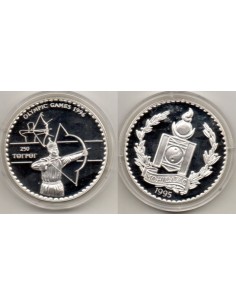 1995 Mongolia - 250 Tugrik moneda de plata - Arco