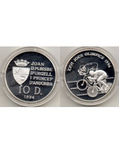 1994 Andorra 10 Diners - Olimpiadas - Ciclismo