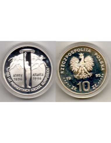 1995 Polonia - 10 zlots Moneda de plata -...
