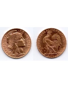 1911 Francia 20 Francos de oro - Marianne