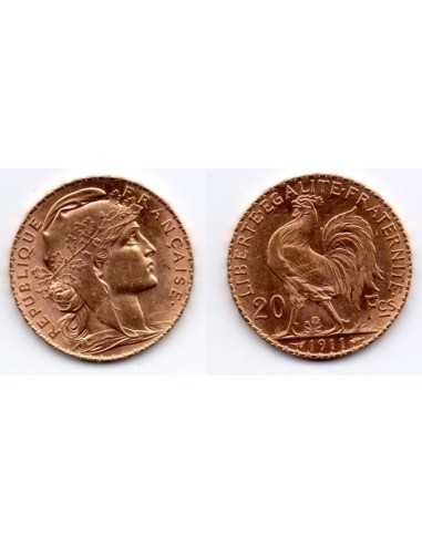1911 Francia 20 Francos de oro - Marianne