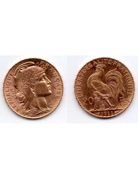 1911 Francia 20 Francos de oro - Marianne