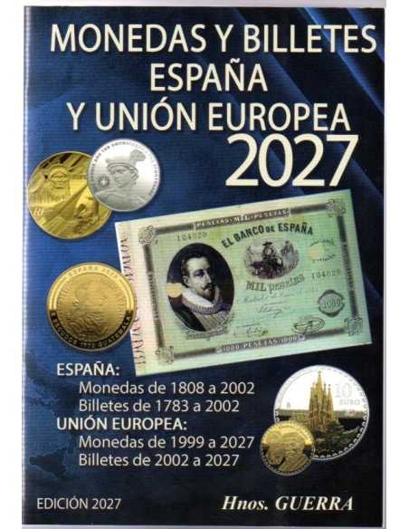 Catalogo monedas Hnos. Guerra 2027 SIN GASTOS DE ENVIO