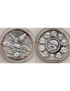 2012 MEXICO - 1 ONZA TROY DE PLATA - Libertad