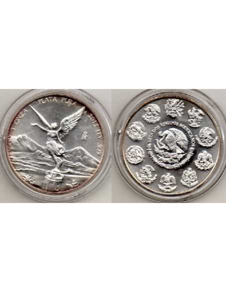 2012 MEXICO - 1 ONZA TROY DE PLATA - Libertad