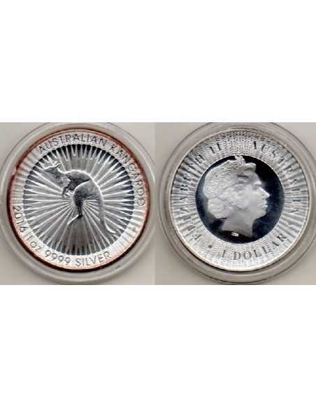 2016 Australia Canguro 1 onza plata