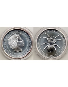 2015 Australia ARAÑA 1 onza plata