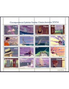 Año 2004 - 4065/68 ( MP 81 ) Correspondencia Epistolar escolar