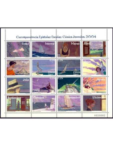 Año 2004 - 4065/68 ( MP 81 ) Correspondencia Epistolar escolar