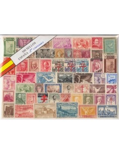 De 200 a 500 sellos diferentes de España anterior a 1950