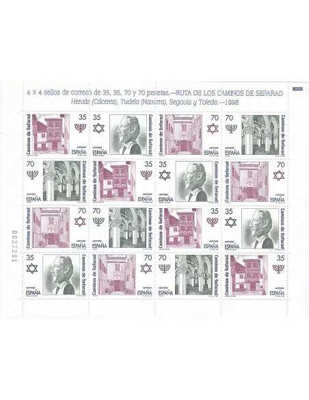 3600/03 Ruta de los caminos de Sefarad - Minihoja -