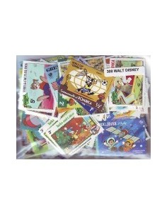 Walt Disney Temática 300 a 700 sellos diferentes