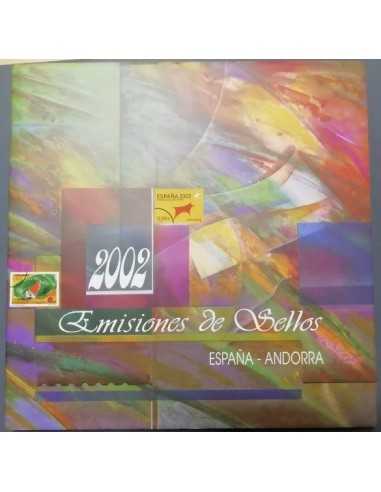 Emisión sellos de España y Andorra 2002 completo