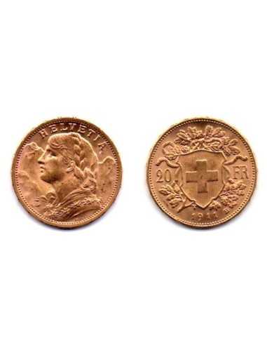 1911 Suiza 20 Francos oro - Vrenelli -